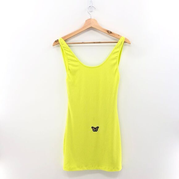 ‎superdown Kourtney Backless Mini Dress in Chartreuse - Picture 1 of 11